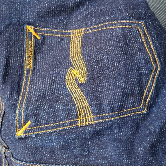 New Nudie Jeans Denim Pants Steady Eddie II Dry True Made in Italy W29 L32, W28 - Picture 13 of 16